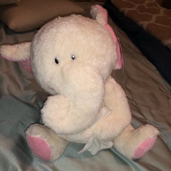 Cuddle Barn Get Well collection Animated plush toy elephant, sneezes talks NEW - Picture 3 of 8